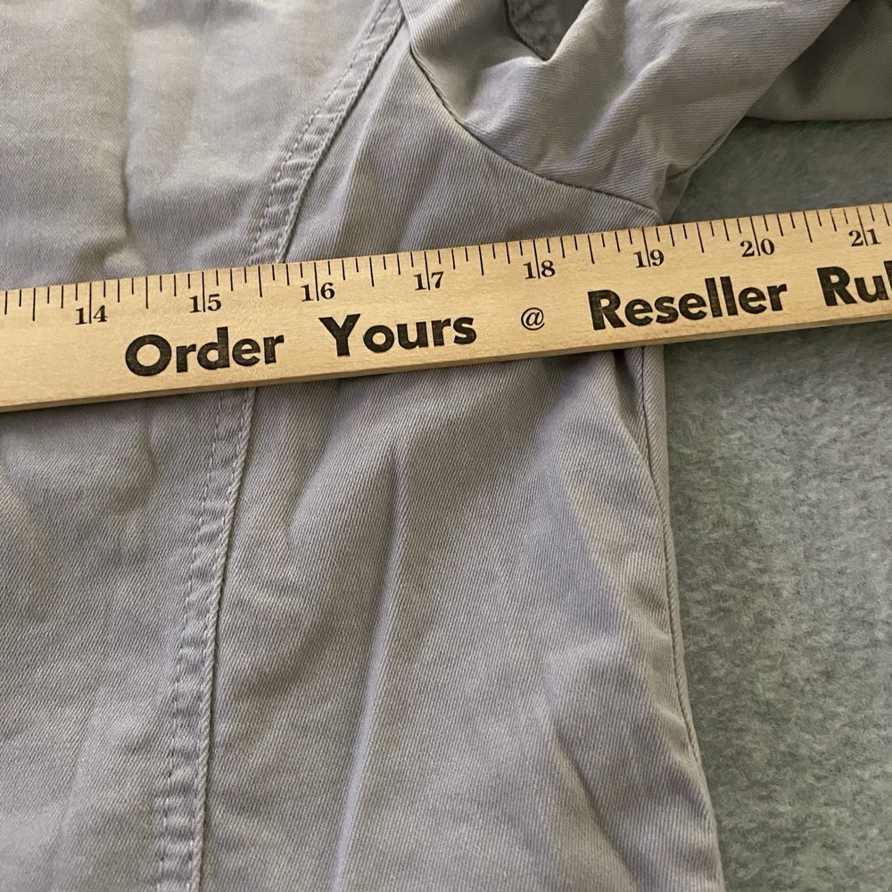 41 Hawthorn Utility Jacket Women M Gray Cinch Waist Stretch Cotton Pockets - Picture 9 of 14